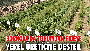 Bornova’da tohumdan fideye yerel üreticiye destek