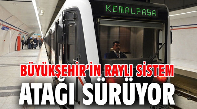 Büyükşehir’in raylı sistem atağı sürüyor