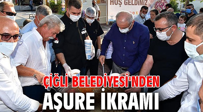 Çiğli Belediyesi'nden Aşure İkramı