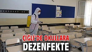 Çiğli’de Okullara Dezenfekte