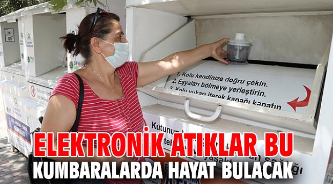 Elektronik atıklar bu kumbaralarda hayat bulacak