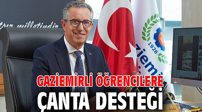 Gaziemirli öğrencilere çanta desteği