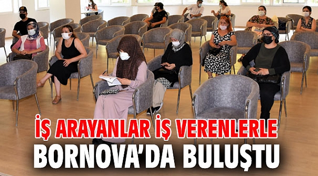 İş arayanlar iş verenlerle Bornova’da buluştu