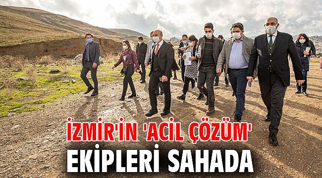 İzmir'in 'Acil Çözüm' ekipleri sahada