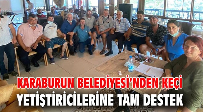 Karaburun Belediyesi’nden Keçi Yetiştiricilerine Tam Destek