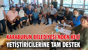 Karaburun Belediyesi’nden Keçi Yetiştiricilerine Tam Destek
