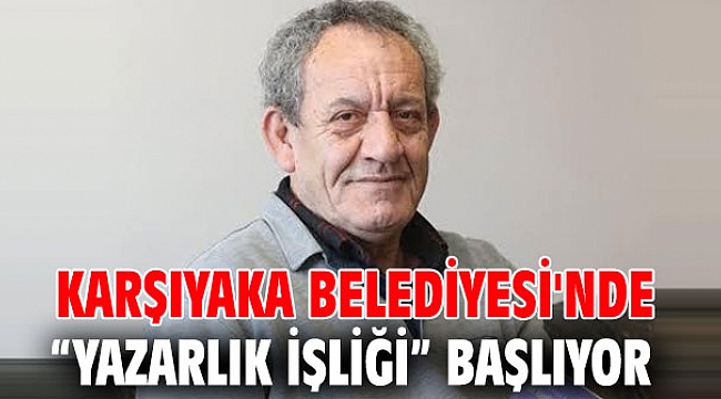 Karşıyaka Belediyesi'nde “Yazarlık İşliği” başlıyor
