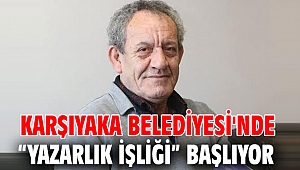 Karşıyaka Belediyesi'nde “Yazarlık İşliği” başlıyor