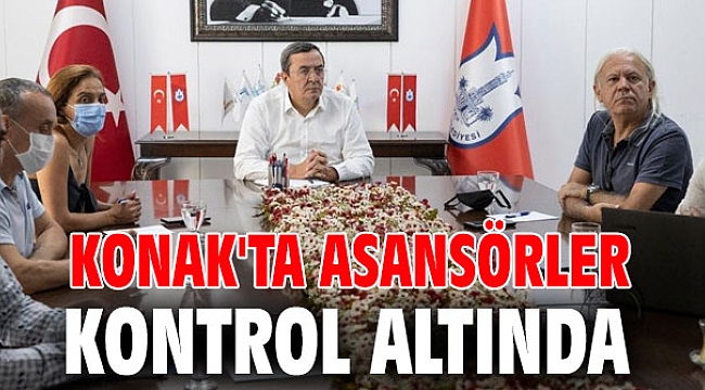 Konak'ta asansörler kontrol altında