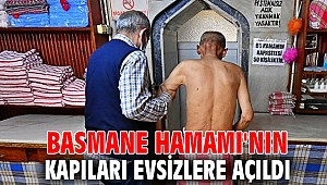 Basmane Hamamı'nın kapıları evsizlere açıldı