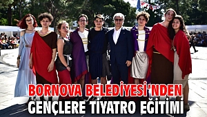 Bornova Belediyesi’nden gençlere tiyatro eğitimi