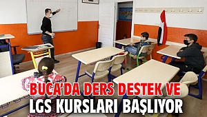 Buca’da ders destek ve LGS kursları başlıyor