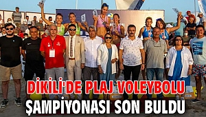 Dikili'de Plaj Voleybolu Şampiyonası Son Buldu