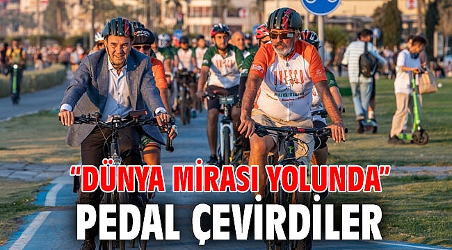 “Dünya Mirası Yolunda” pedal çevirdiler