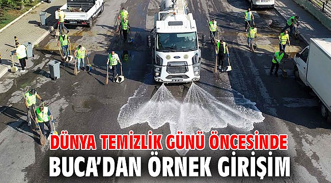 Dünya Temizlik Günü öncesinde Buca’dan örnek girişim