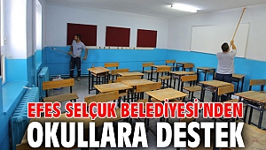 EFES SELÇUK BELEDİYESİ’NDEN OKULLARA DESTEK 