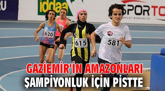 Gaziemir’in Amazonları şampiyonluk için pistte