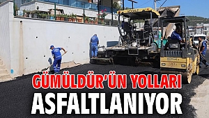 Gümüldür’ün Yolları Asfaltlanıyor