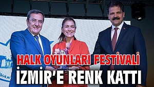 Halk Oyunları Festivali, İzmir’e renk kattı