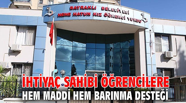 İHTİYAÇ SAHİBİ ÖĞRENCİLERE HEM MADDİ HEM BARINMA DESTEĞİ