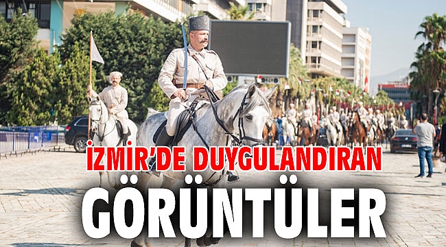 İzmir’de duygulandıran görüntüler
