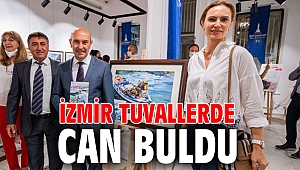 İzmir tuvallerde can buldu