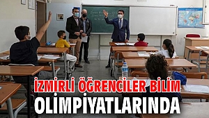 İzmirli öğrenciler Bilim Olimpiyatlarında
