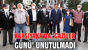 Karşıyaka’da ‘Gaziler Günü’ unutulmadı