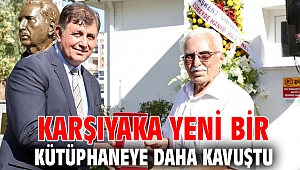 Karşıyaka yeni bir kütüphaneye daha kavuştu