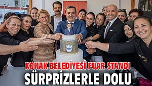 Konak Belediyesi Fuar standı sürprizlerle dolu