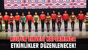 Kültür Zirvesi kapsamında etkinlikler düzenlenecek!