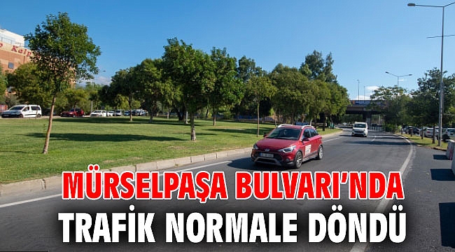 Mürselpaşa Bulvarı’nda trafik normale döndü