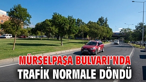 Mürselpaşa Bulvarı’nda trafik normale döndü