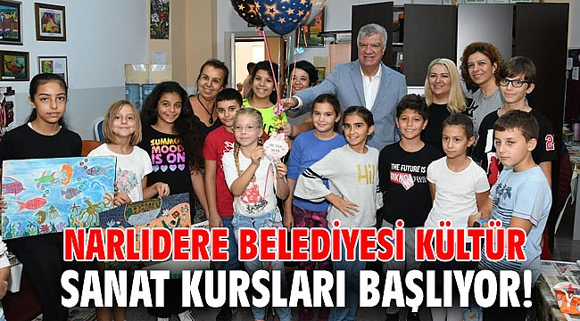 Narlıdere Belediyesi Kültür Sanat kursları başlıyor!