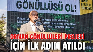 Orman Gönüllüleri projesi için ilk adım atıldı