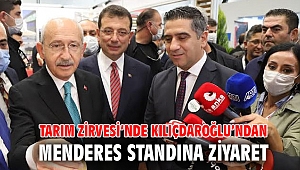 Tarım Zirvesi’nde Kılıçdaroğlu’ndan Menderes Standına Ziyaret