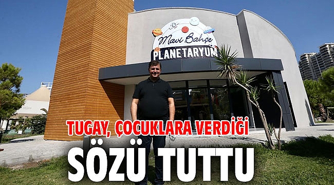 Tugay, çocuklara verdiği sözü tuttu