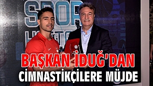 Başkan İduğ’dan cimnastikçilere müjde