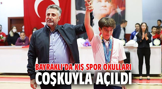 BAYRAKLI’DA KIŞ SPOR OKULLARI COŞKUYLA AÇILDI