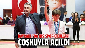 BAYRAKLI’DA KIŞ SPOR OKULLARI COŞKUYLA AÇILDI
