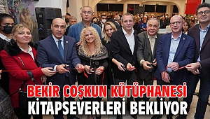 BEKİR COŞKUN KÜTÜPHANESİ KİTAPSEVERLERİ BEKLİYOR