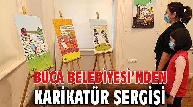 Buca Belediyesi’nden karikatür sergisi