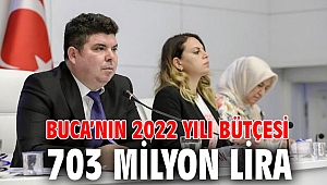 Buca’nın 2022 yılı bütçesi 703 milyon lira
