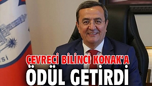 Çevreci bilinci Konak’a ödül getirdi