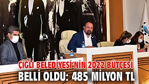 Çiğli Belediyesi’nin 2022 Bütçesi Belli Oldu: 485 Milyon TL