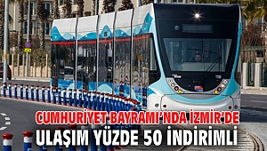 Cumhuriyet Bayramı’nda İzmir’de ulaşım yüzde 50 indirimli