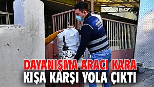 Dayanışma aracı kara kışa karşı yola çıktı