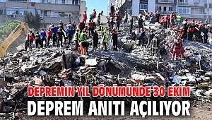 Depremin yıl dönümünde 30 Ekim Deprem Anıtı açılıyor