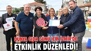 Dünya Gıda Günü için İzmir'de etkinlik düzenledi!