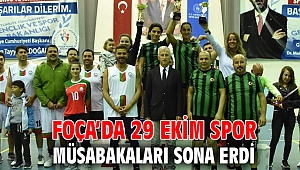 FOÇA’DA 29 EKİM SPOR MÜSABAKALARI SONA ERDİ